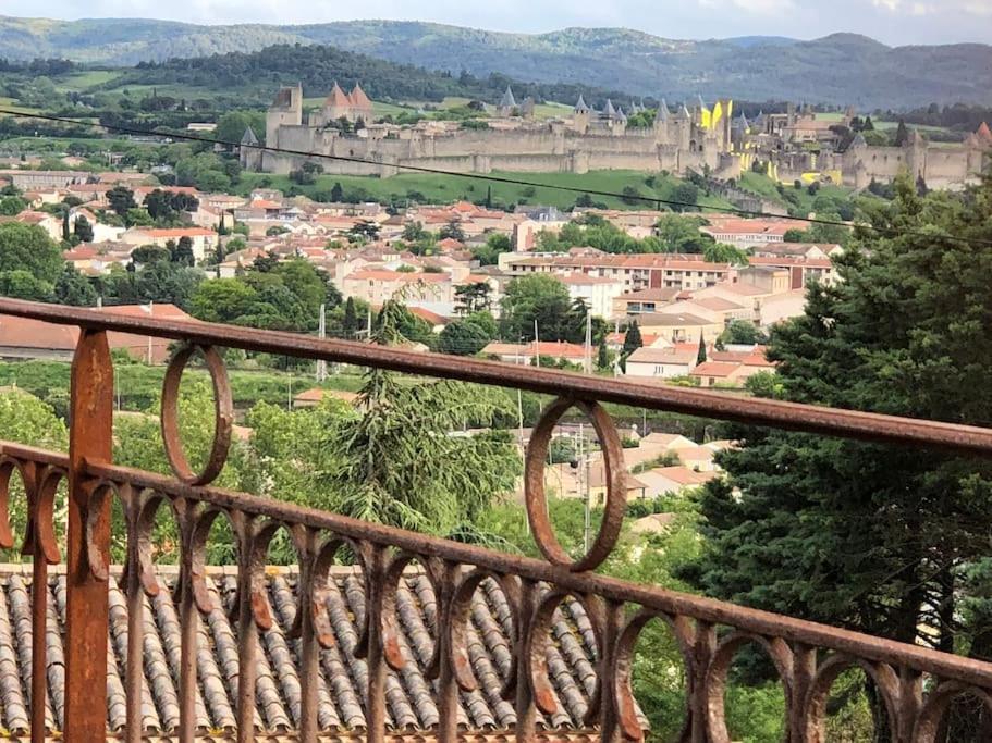 Maison De Charme Avec Vue Sur La Cite Medievale. Каркасон Екстериор снимка